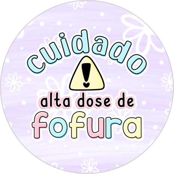 Adesivos 4x4 - Cuidado Alta Dose de Fofura