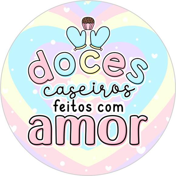 Adesivos 4x4 - Doces Caseiros Feitos com Amor