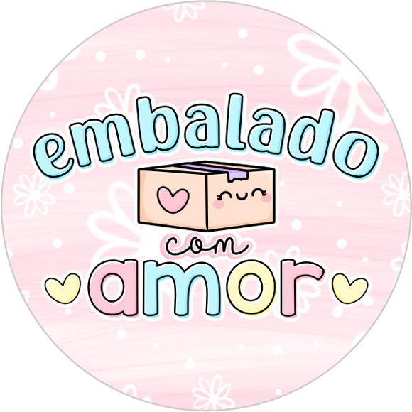 Adesivos 4x4 - Embalado com Amor