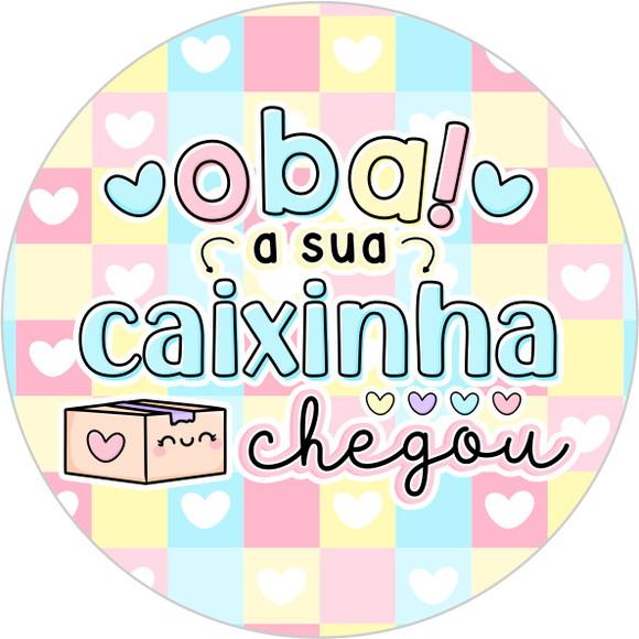 Adesivos 4x4 - Oba! Sua Caixinha Chegou