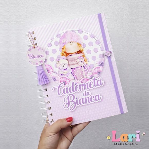 Caderneta de Saúde do Bebê Personalizada Boneca