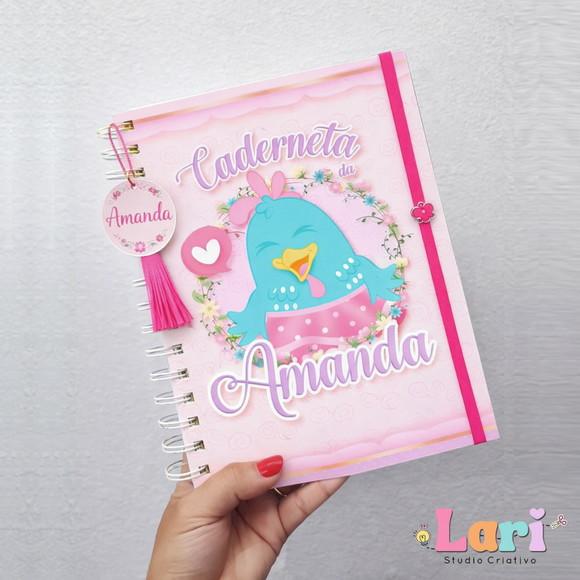 Caderneta de Saúde do Bebê Personalizada Galinha Pintadinha