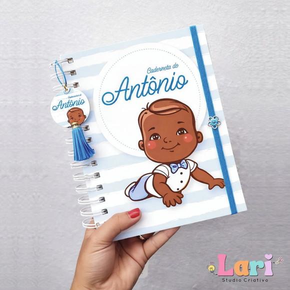 Caderneta de Saúde do Bebê Personalizada Menino