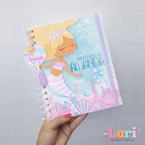 Caderneta de Saúde do Bebê Personalizada Sereia