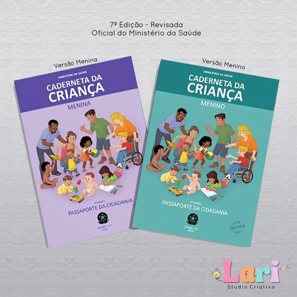 Caderneta de Saúde do Bebê Personalizada Unicórnio