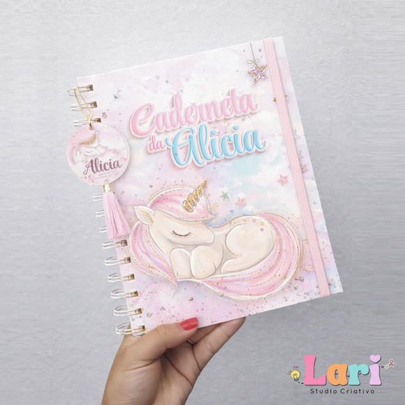 Caderneta de Saúde do Bebê Personalizada Unicórnio