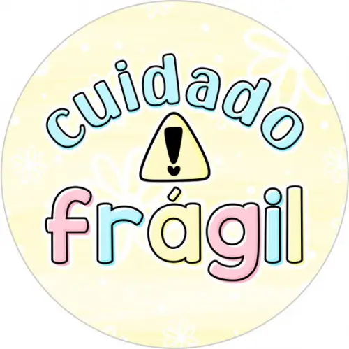 Adesivos 4x4 - Cuidado Frágil