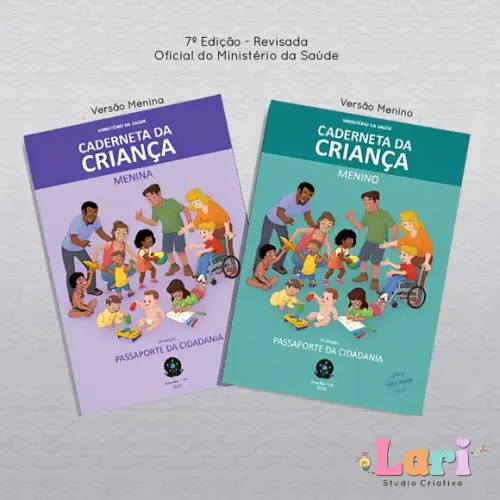 Caderneta de Saúde do Bebê Personalizada Balão Azul