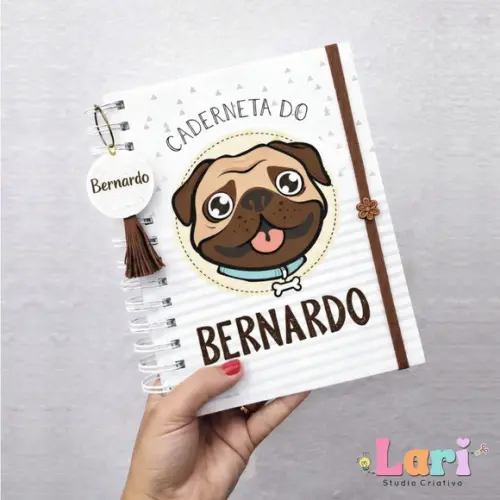 Caderneta de Saúde do Bebê Personalizada Cachorrinho