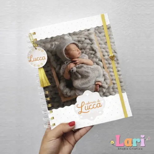 Caderneta de Saúde do Bebê Personalizada com Foto