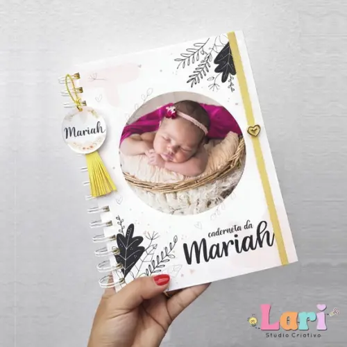 Caderneta de Saúde do Bebê Personalizada com Foto