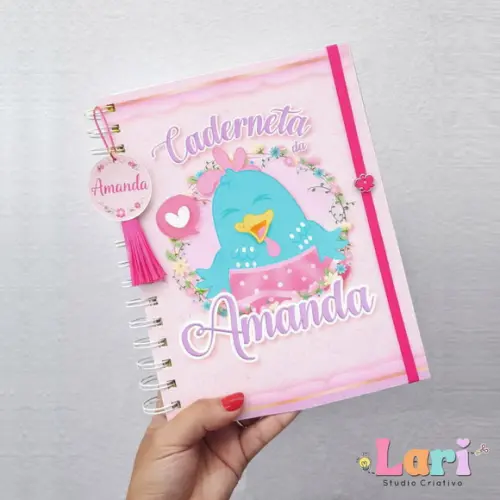 Caderneta de Saúde do Bebê Personalizada Galinha Pintadinha