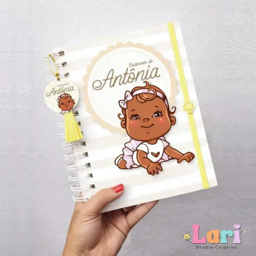Caderneta de Saúde do Bebê Personalizada Menina