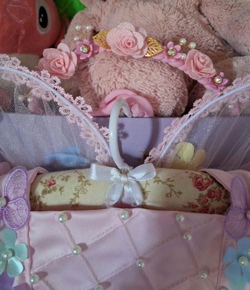 Kit Romper Infantil Jardim Encantado Luxo + Asa + Faixa