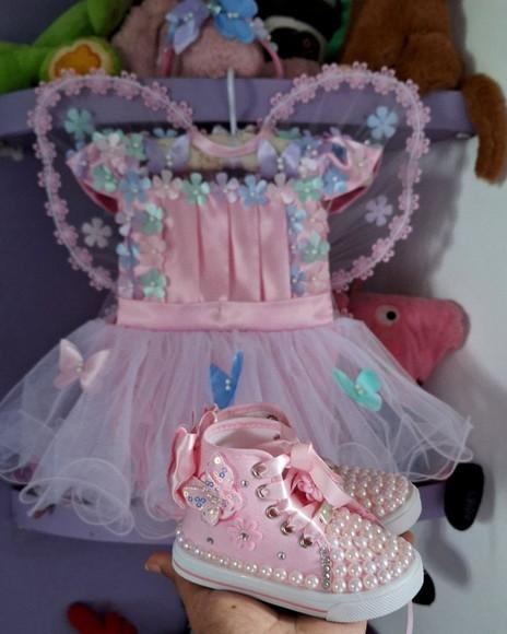 Kit Romper Jardim Encantado + Tênis