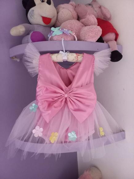 Kit Romper Jardim Encantado Rosa 3 Peças