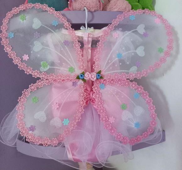 Kit Romper Jardim Encantado Rosa 3 Peças