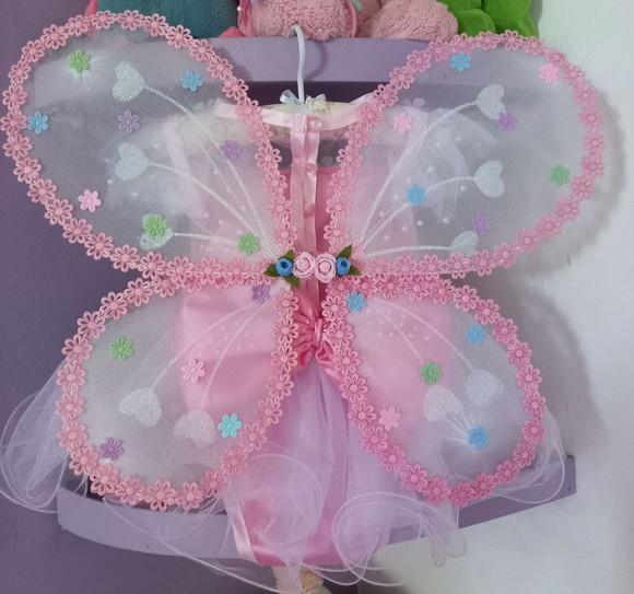 Kit Romper Jardim Encantado Rosa 4 Peças