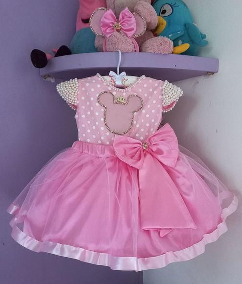 Kit Romper Minei Rosa 3 Peças