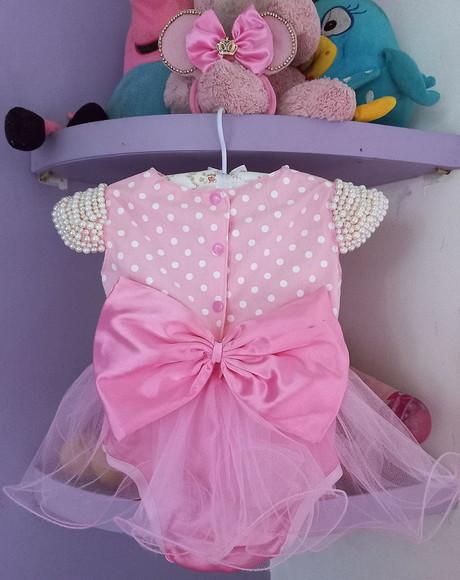 Kit Romper Minei Rosa 3 Peças