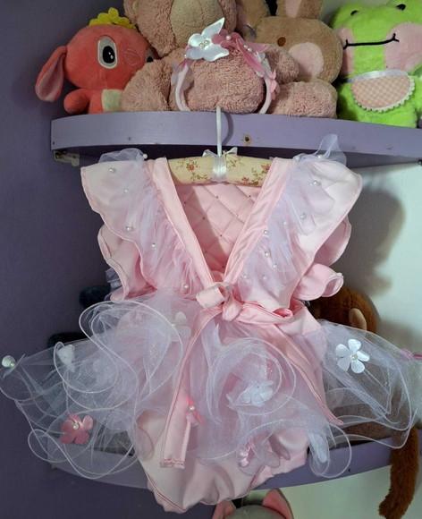 Romper Infantil Jardim Encantado + Asa + Faixa
