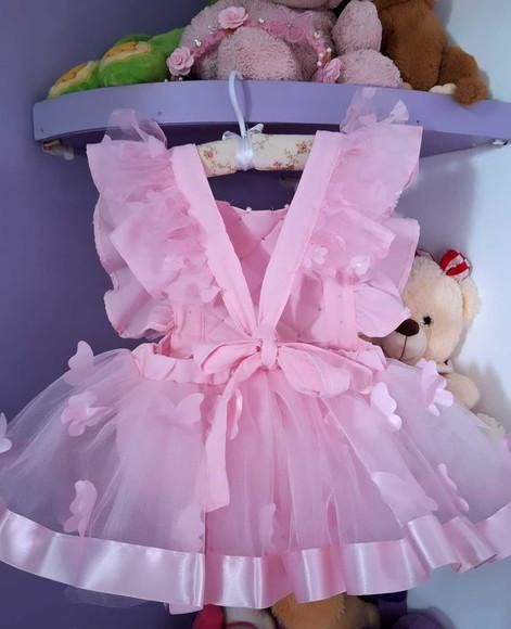 Romper Infantil Jardim Encantado Luxo + Tênis