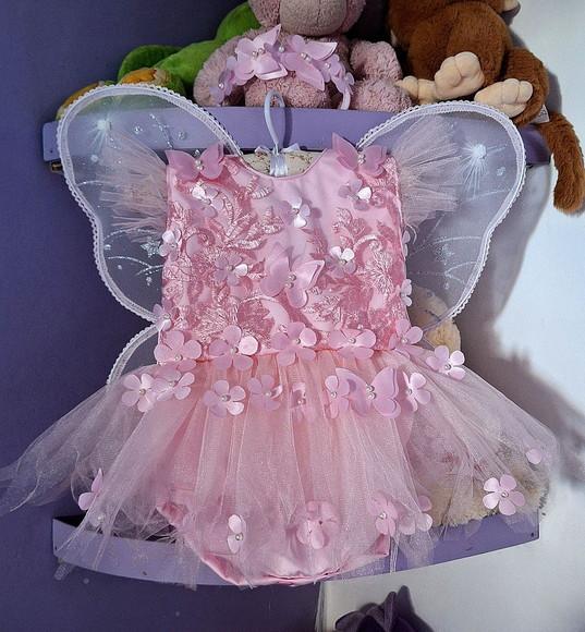 Romper Infantil Jardim Encantado Rosa 3 Peças