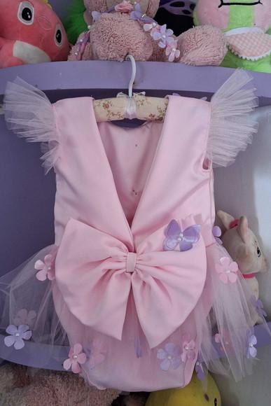 Romper Infantil Jardim Encantado Luxo + Tênis