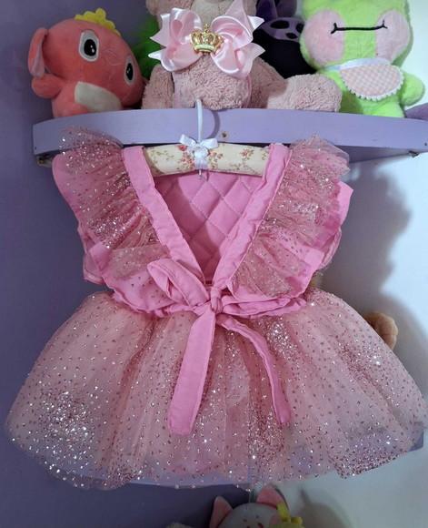 Romper Infantil Princesa Realeza Luxo + Faixa