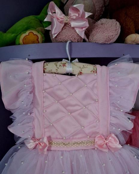 Romper Infantil Princesa Luxo + Faixa