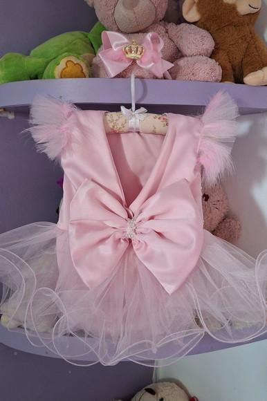 Romper Infantil Princesa Realeza Luxo + Faixa