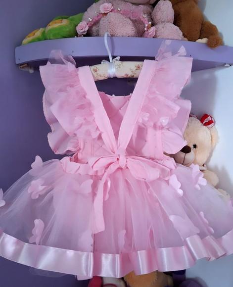 Romper Jardim das Borboletas 3 Peças
