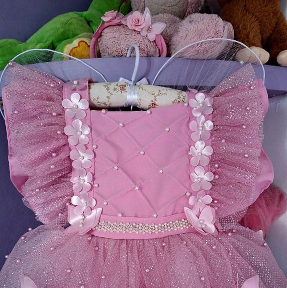 Romper Jardim Encantado Rosa Luxo