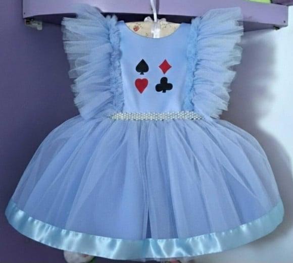 Vestido Alice no País das Maravilhas Infantil