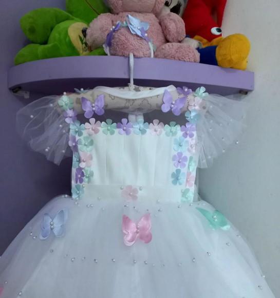 Vestido Daminha Dama de Honra Infantil