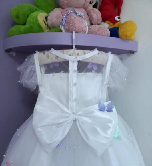 Vestido Daminha Dama de Honra Infantil