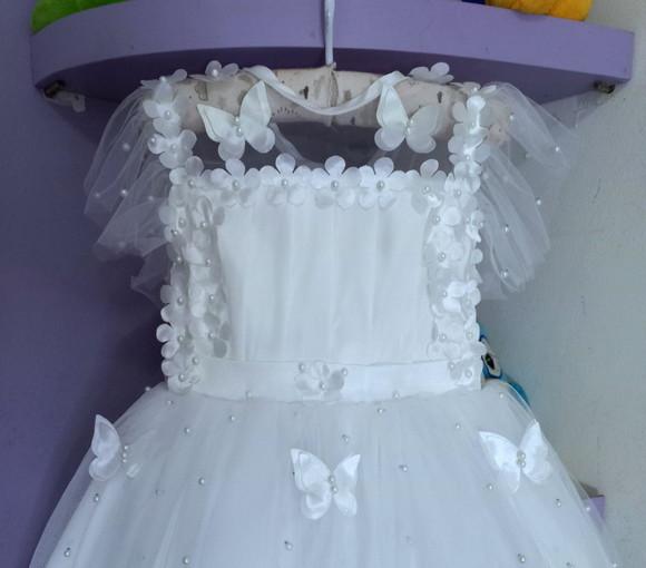 Vestido Daminha Dama de Honra Infantil Luxo