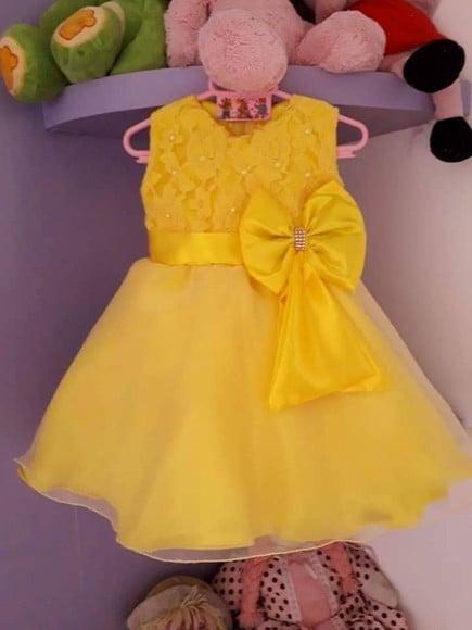 Vestido Infantil Bela e a Fera de Luxo