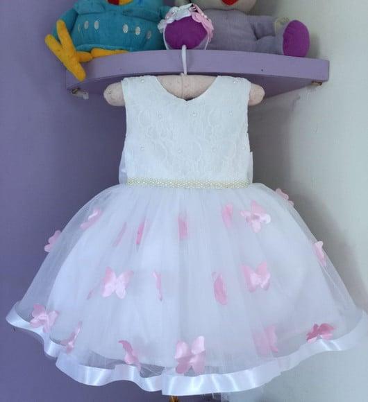 Vestido Infantil Daminha Dama de Honra Infantil