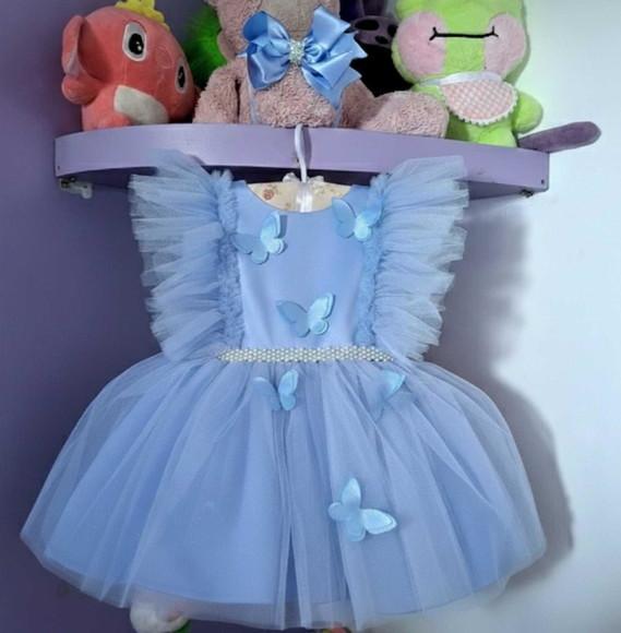 Vestido Infantil Cinderela Luxo + Faixa