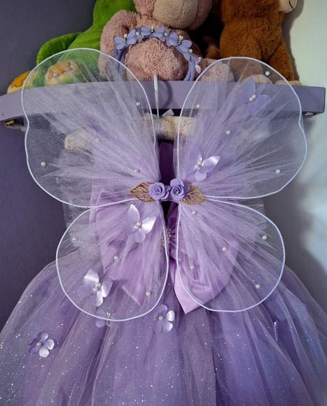 Vestido Infantil Jardim Encantado Borboletas e Flores