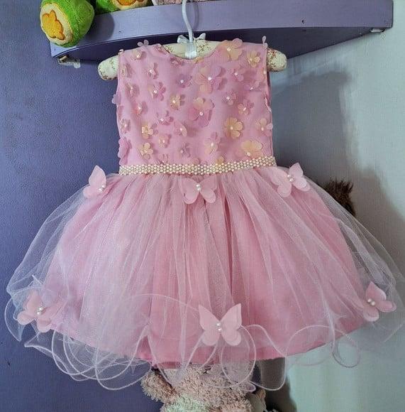 Vestido Infantil Jardim Encantado Luxo +faixa