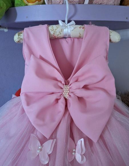 Vestido Infantil Jardim Encantado Luxo +faixa