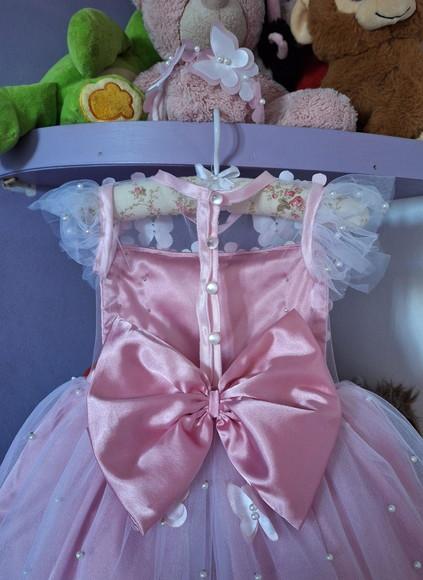 Vestido Infantil Jardim Encantado Rosa