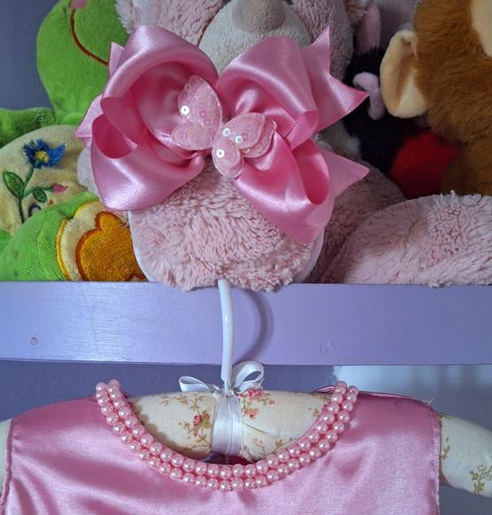Vestido Infantil Jardim Encantado+asa+faixa