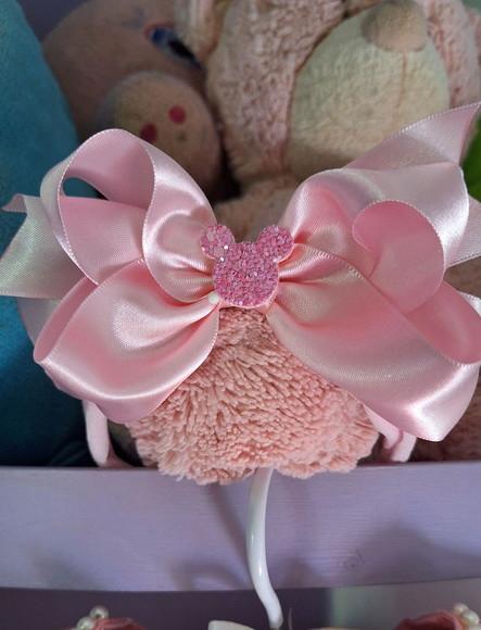 Vestido Infantil Minnie Rosa Luxo