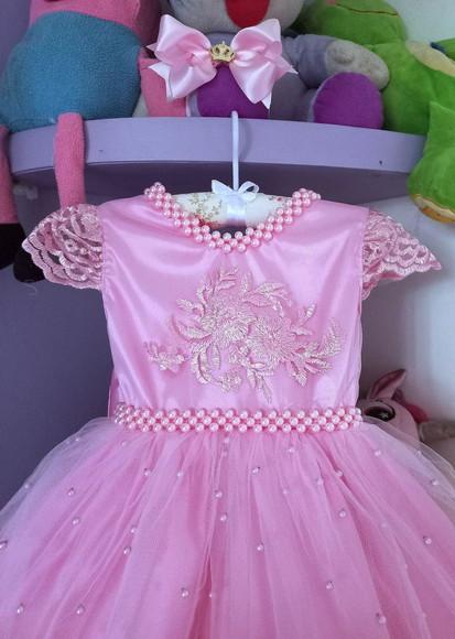 Vestido Infantil Princesa Realeza de Luxo