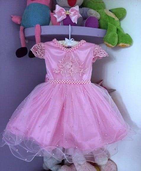 Vestido Infantil Princesa Realeza de Luxo
