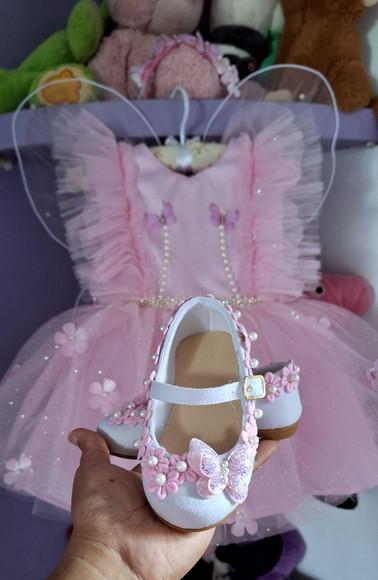 Vestido Jardim Encantado de Luxo + Sapatinho