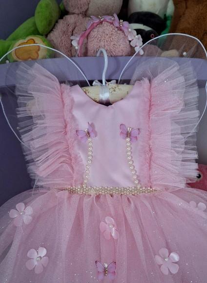 Vestido Jardim Encantado de Luxo + Sapatinho